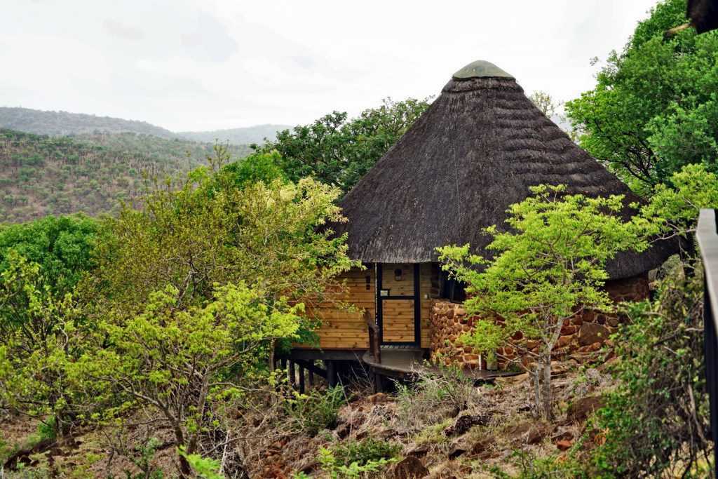 Zulu Bungalow in der Leopard Lodge Südafrika 